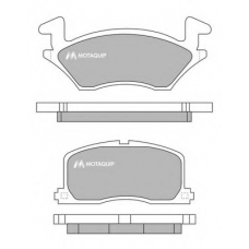LVXL736 MOTAQUIP Комплект тормозных колодок, дисковый тормоз
