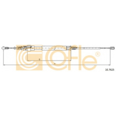 10.7625 COFLE Трос, стояночная тормозная система