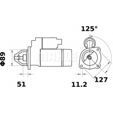 MS 141 MAHLE Стартер