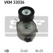 VKM 33036 SKF Натяжной ролик, поликлиновой  ремень