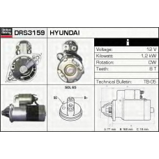 DRS3159 DELCO REMY Стартер