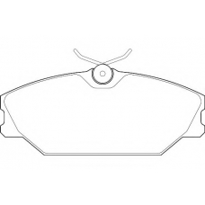 WBP23172A WAGNER LOCKHEED Комплект тормозных колодок, дисковый тормоз