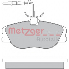 1170386 METZGER Комплект тормозных колодок, дисковый тормоз