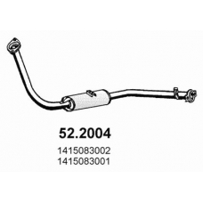 52.2004 ASSO Предглушитель выхлопных газов