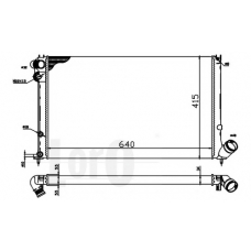 038-017-0022 LORO Радиатор, охлаждение двигателя