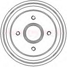 329106B BENDIX Тормозной барабан