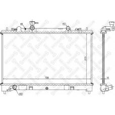 10-26704-SX STELLOX Радиатор, охлаждение двигателя
