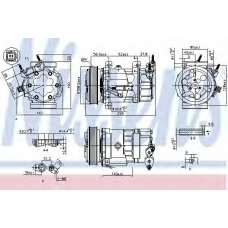 890041 NISSENS Компрессор, кондиционер