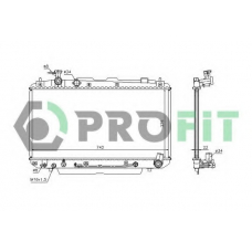 PR 8131A1 PROFIT Радиатор, охлаждение двигателя