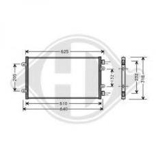 8345300 DIEDERICHS Конденсатор, кондиционер