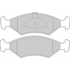 DBP241081 DURON Комплект тормозных колодок, дисковый тормоз