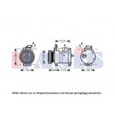851915N AKS DASIS Компрессор, кондиционер