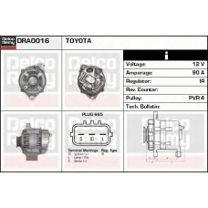 DRA0016 DELCO REMY Генератор