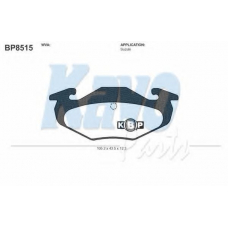 BP-8515 KAVO PARTS Комплект тормозных колодок, дисковый тормоз