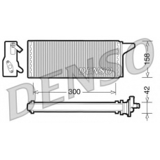 DRR12001 DENSO Теплообменник, отопление салона