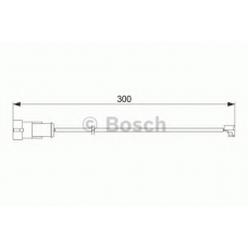 1 987 474 573 BOSCH Сигнализатор, износ тормозных колодок