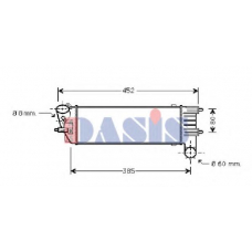 067080N AKS DASIS Интеркулер