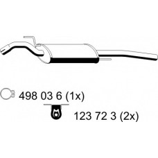 133227 ERNST Глушитель выхлопных газов конечный