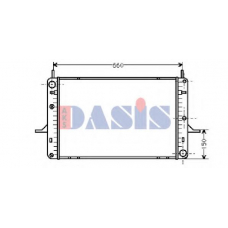 090770N AKS DASIS Радиатор, охлаждение двигателя