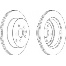 DDF1609-1 FERODO Тормозной диск