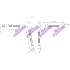 H5810 Brovex-Nelson Тормозной шланг