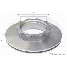 ADC2328 COMLINE Тормозной диск