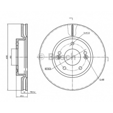 0 986 BB4 320 BOSCH Тормозной диск