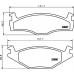 T4151 PAGID Комплект тормозных колодок, дисковый тормоз