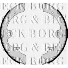 BBS6096 BORG & BECK Комплект тормозных колодок