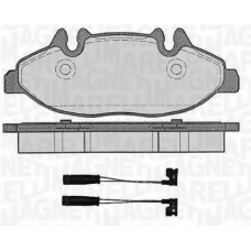 363916060617 MAGNETI MARELLI Комплект тормозных колодок, дисковый тормоз