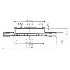 BDC3703 QUINTON HAZELL Тормозной диск