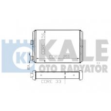 268400 KALE OTO RADYATOR Теплообменник, отопление салона