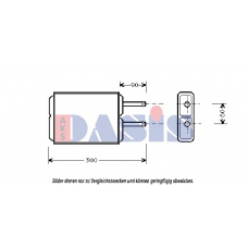 119030N AKS DASIS Теплообменник, отопление салона