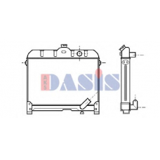 130270N AKS DASIS Радиатор, охлаждение двигателя
