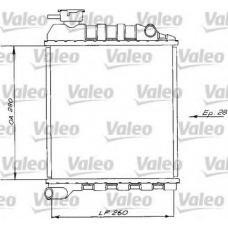 730172 VALEO Радиатор, охлаждение двигателя