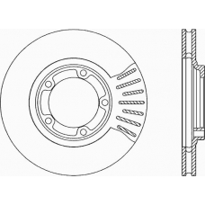 BDR1791.20 OPEN PARTS Тормозной диск