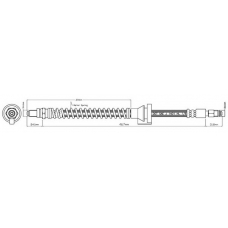 VBJ259 MOTAQUIP Тормозной шланг