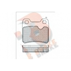 RB0807 R BRAKE Комплект тормозных колодок, дисковый тормоз