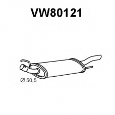 VW80121 VENEPORTE Глушитель выхлопных газов конечный