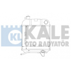 163600 KALE OTO RADYATOR Радиатор, охлаждение двигателя