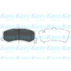 KBP-8516 KAVO PARTS Комплект тормозных колодок, дисковый тормоз