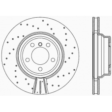 BDRS2198.25 OPEN PARTS Тормозной диск