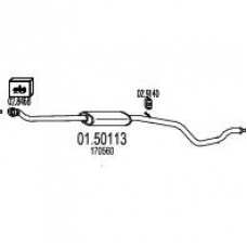 01.50113 MTS Средний глушитель выхлопных газов