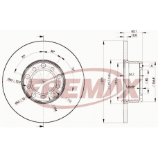 BD-2780 FREMAX Тормозной диск