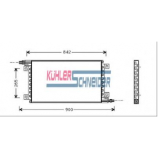 0923501 KUHLER SCHNEIDER Конденсатор, кондиционер