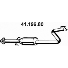 41.196.80 EBERSPACHER Средний глушитель выхлопных газов