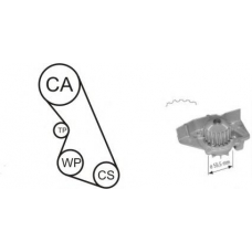 WPK-135901 AIRTEX Водяной насос + комплект зубчатого ремня