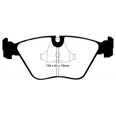 DP4689R EBC Brakes Колодки тормозные