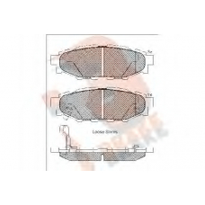 RB1759 R BRAKE Комплект тормозных колодок, дисковый тормоз