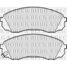 BBP2126 BORG & BECK Комплект тормозных колодок, дисковый тормоз
